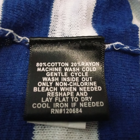 TORRID open front striped cardigan - size 1 - Picture 6 of 7